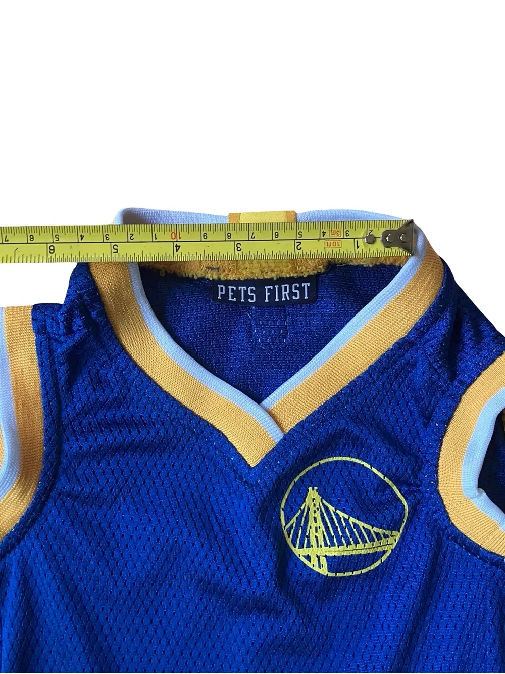 Pets First Golden State Warriors NBA Dogs Mesh Jersey #01 California SF Blue
